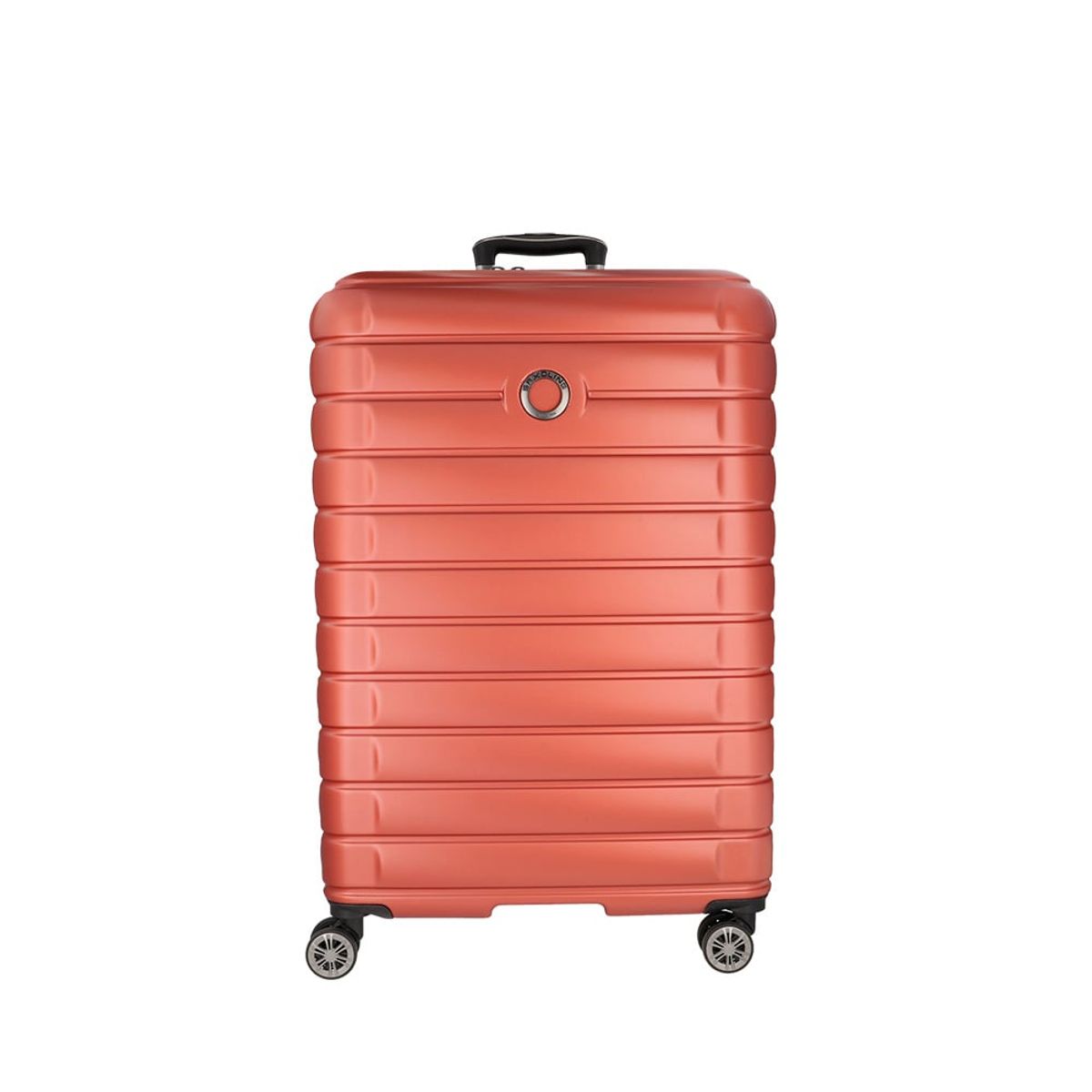 SAXOLINE - Maleta de Viaje Saxoline Spinwave Mediana Naranja Rígida Expandible