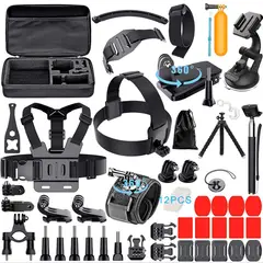 GENERICO - Kit De 59 Accesorios Para Gopro Hero 2 3 4 5 6 7 8 9 10 11