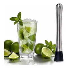 GENERICO - Mortero De Bar Muddler Coctel Kit Bartender Set Cocteleria