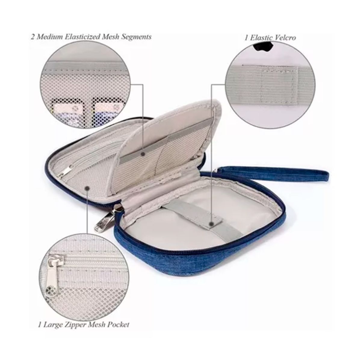 GENERICO - Bolso Organizador De Cables Para Viaje
