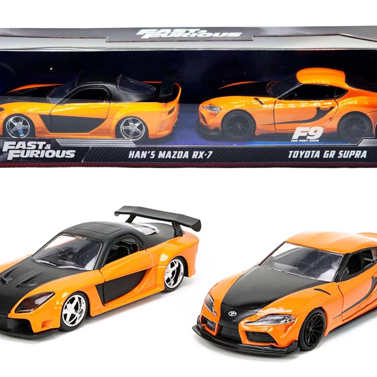 JADA TOYS - Rapido y Furioso Han´s Mazda  // Toyota Gr Supra 1:32 #32910
