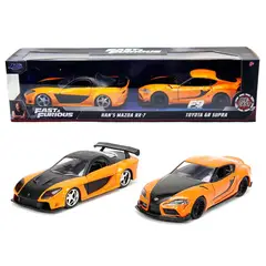 JADA TOYS - Rapido y Furioso Han´s Mazda // Toyota Gr Supra 1:32 #32910