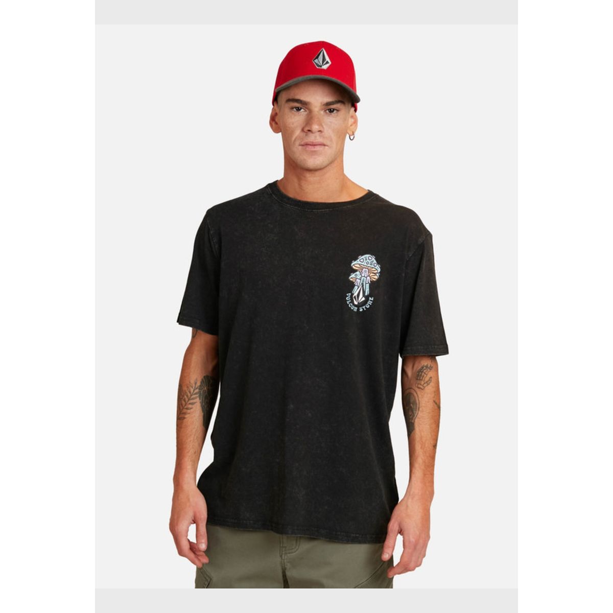 VOLCOM - Polera M/C Psychike Acid.