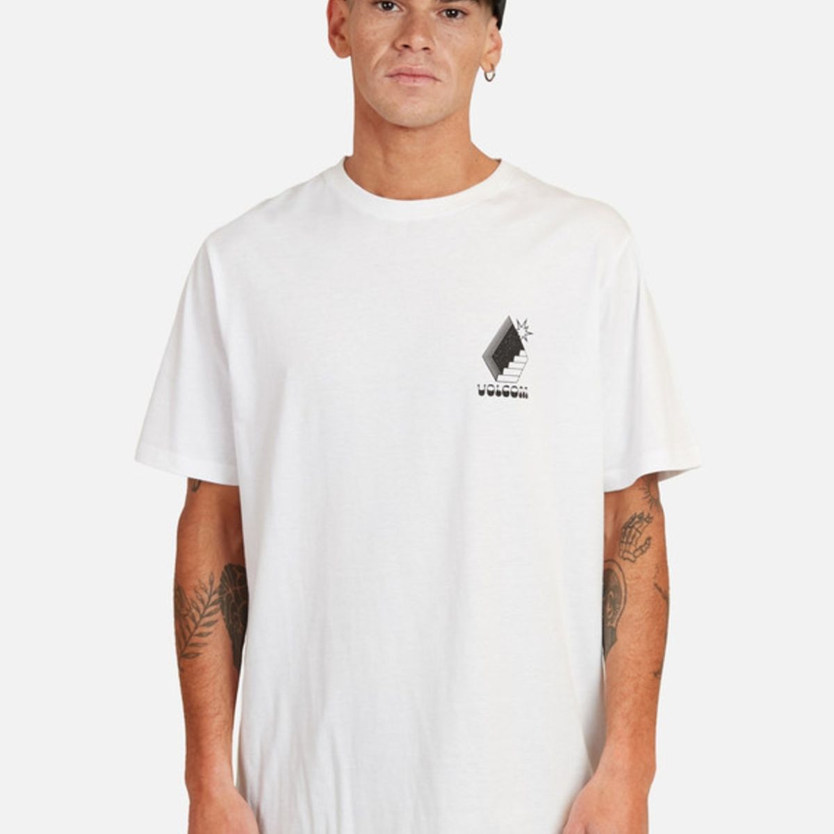 VOLCOM - Polera M/C Show Girls Blanco Hombre Volcom