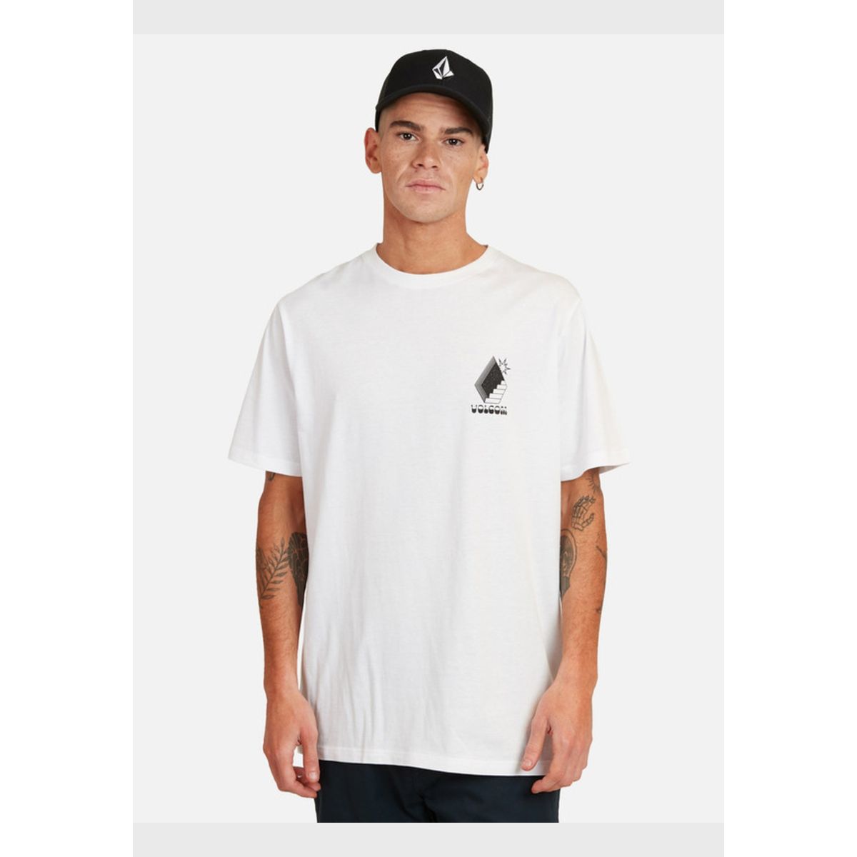 VOLCOM - Polera M/C Show Girls Blanco Hombre Volcom