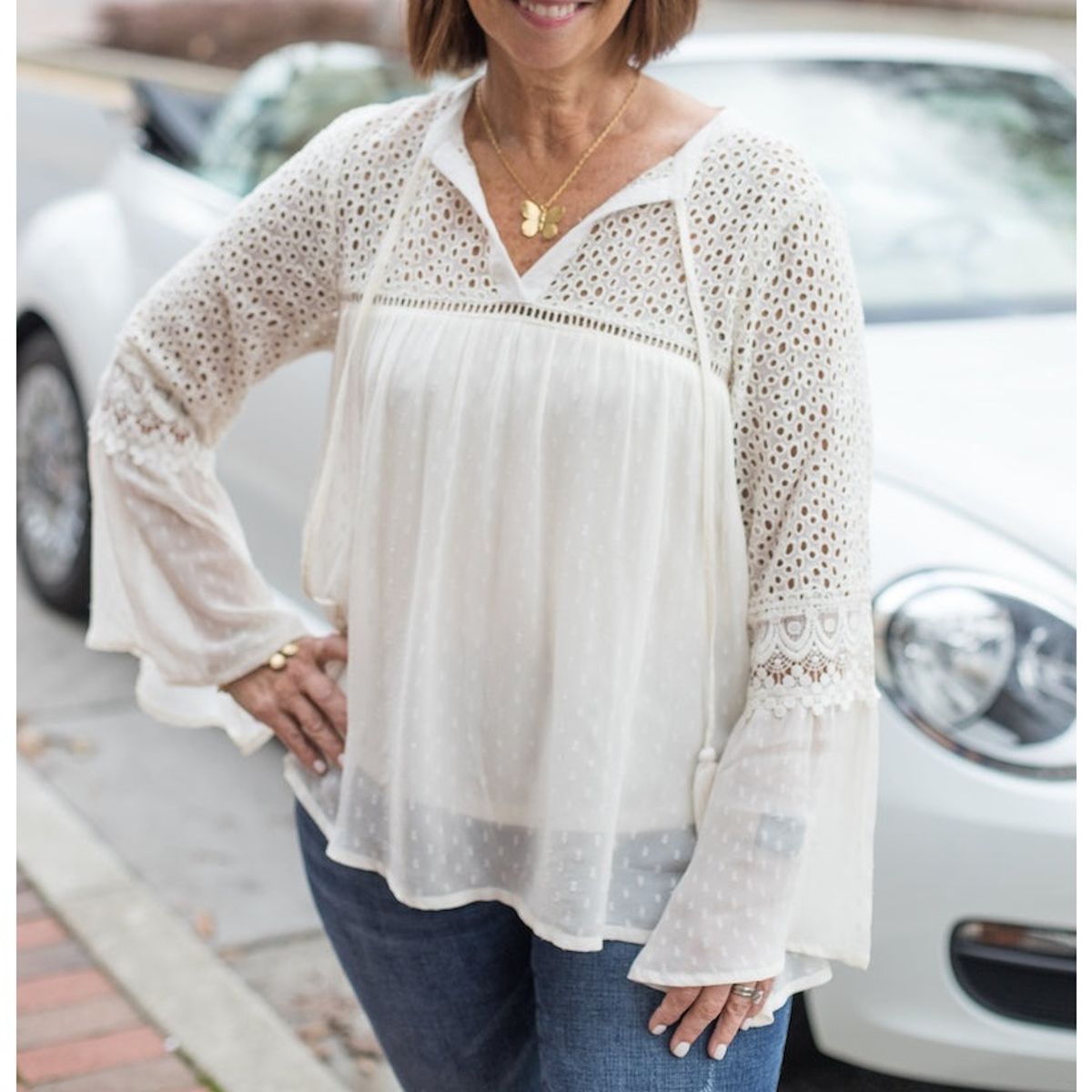 ARRAKASTA - Blusa detalles de broderie