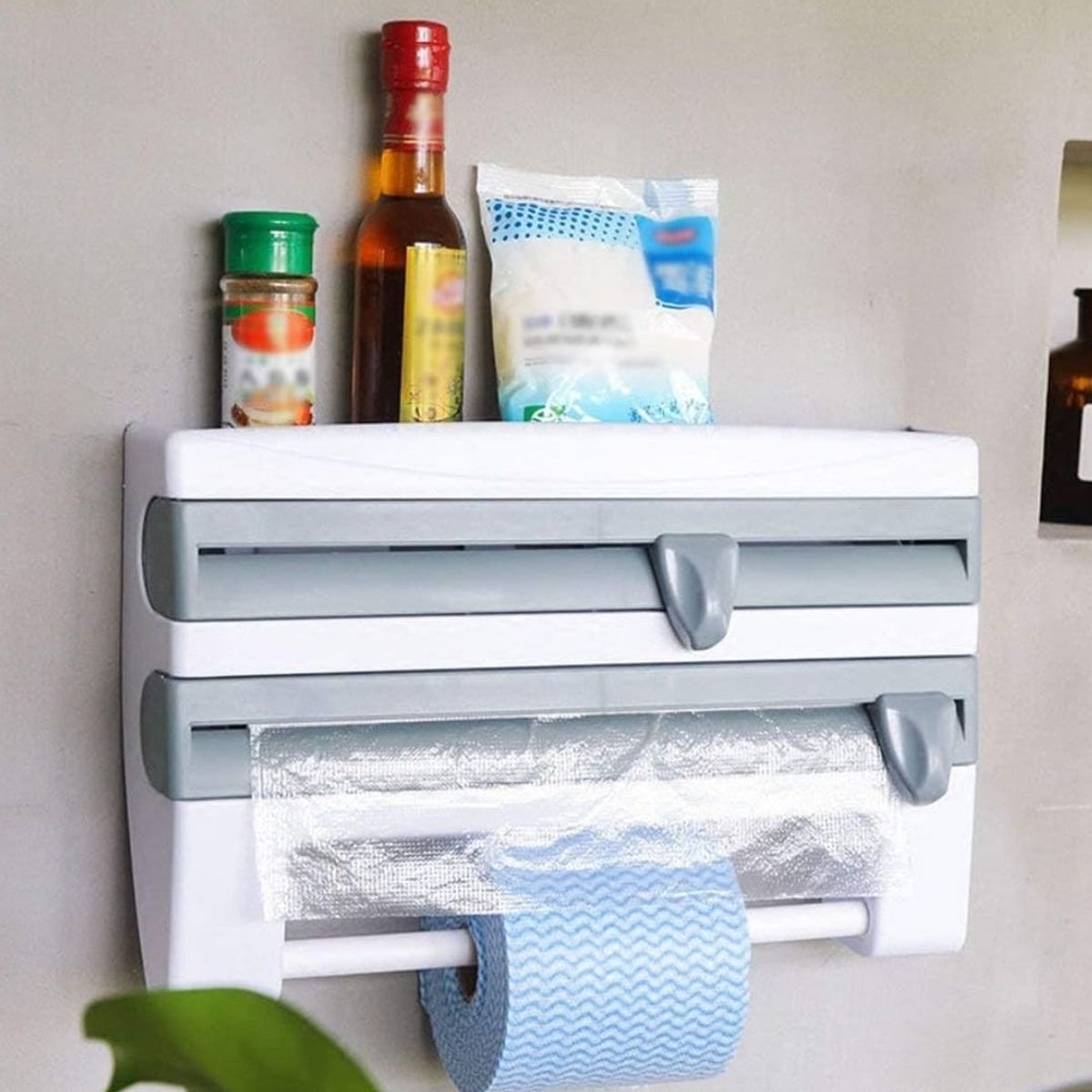 GENERICO - Dispensador Triple De Nova Alusa Y Papel Aluminio