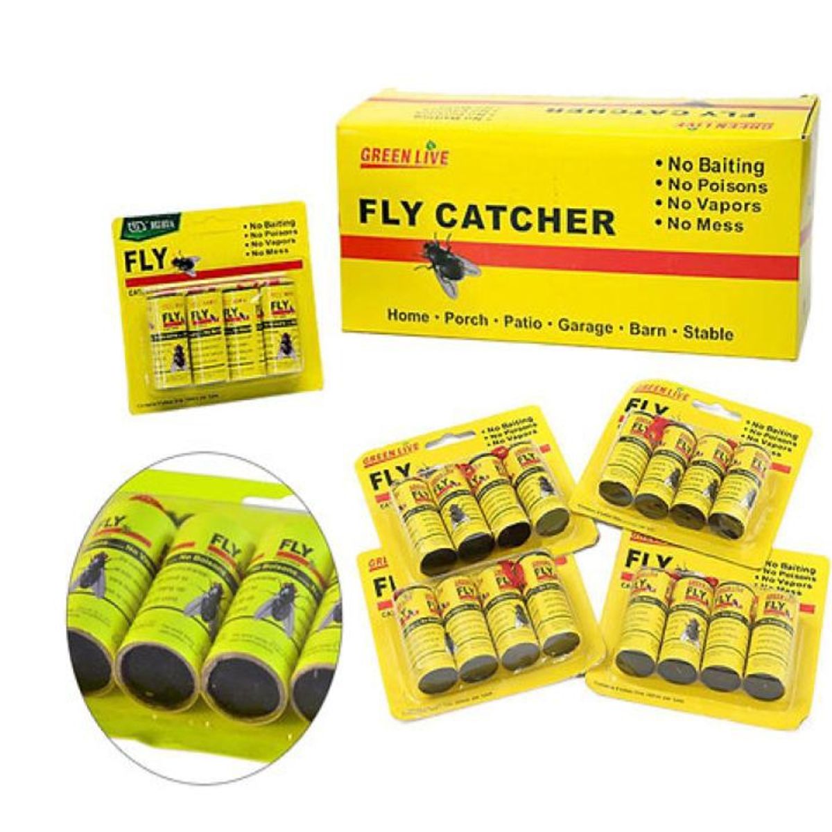 OEM - Rollo adhesivo,  Atrapa moscas e insectos,