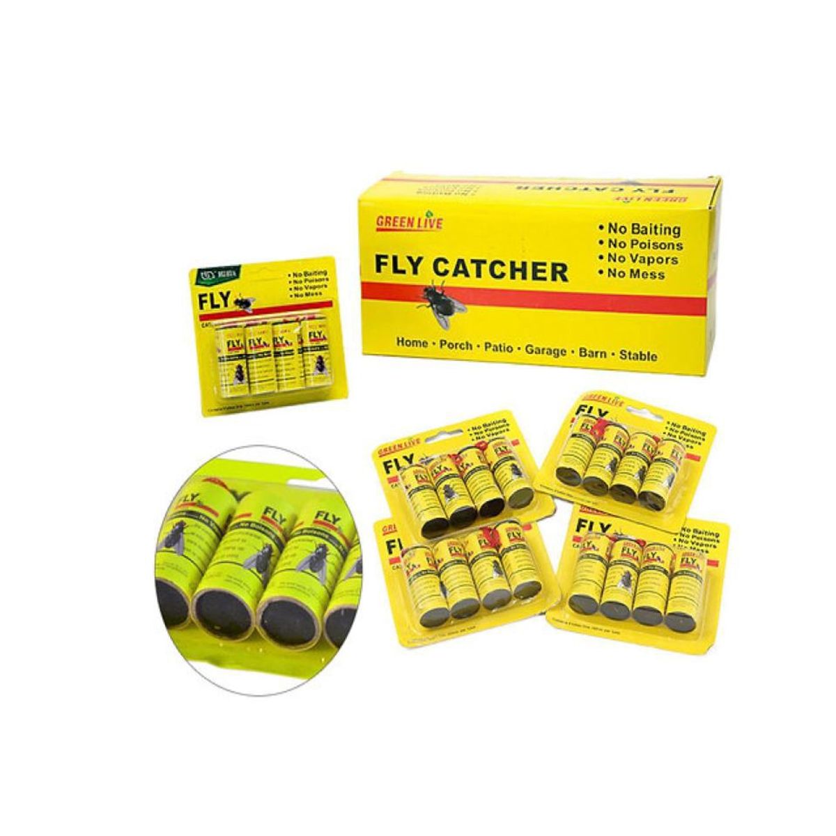 OEM - Rollo adhesivo,  Atrapa moscas e insectos,