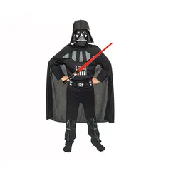TODODISFRACESCHILE - Disfraz Darth Vader Star Wars con Sable Talla 7-8 años