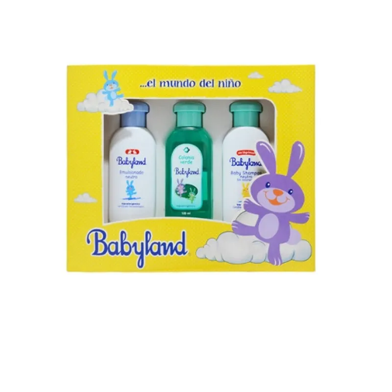 BABYLAND - Estuche Babyland Colonia Emulsionado y Shampoo