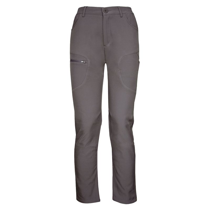 ANDESLAND OUTDOOR APPAREL - Pantalón Softshell Térmico Chilote Gris Mujer