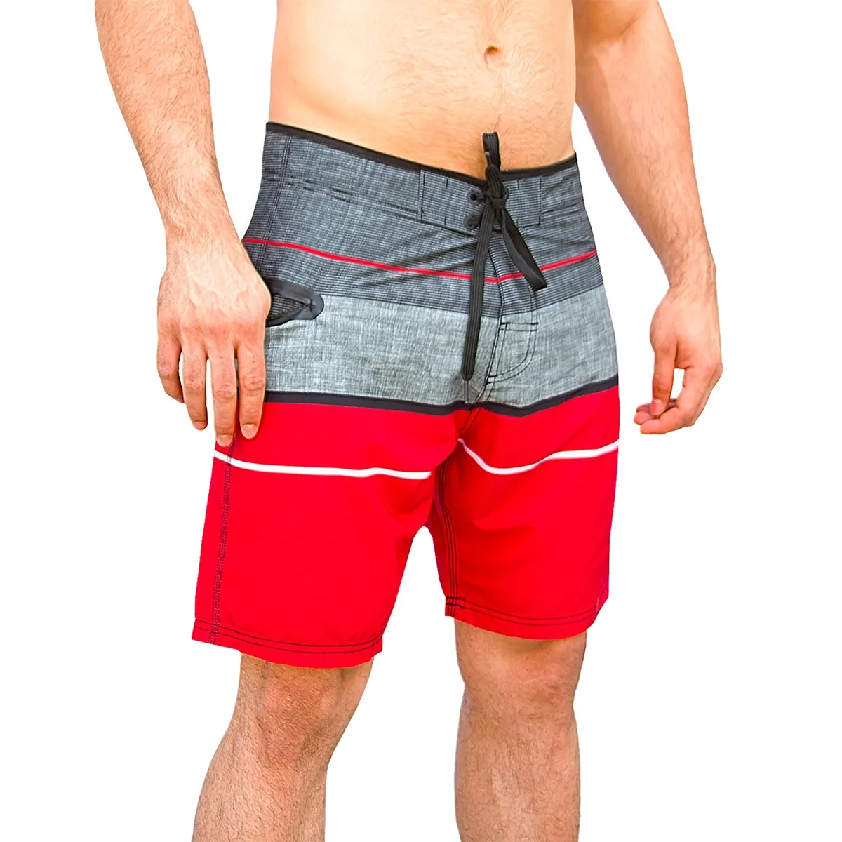 ANDESLAND OUTDOOR APPAREL - Shorts Summer Bright Colorado Rojo Hombre