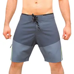 ANDESLAND OUTDOOR APPAREL - Shorts Surf Estampado Gris Hombre