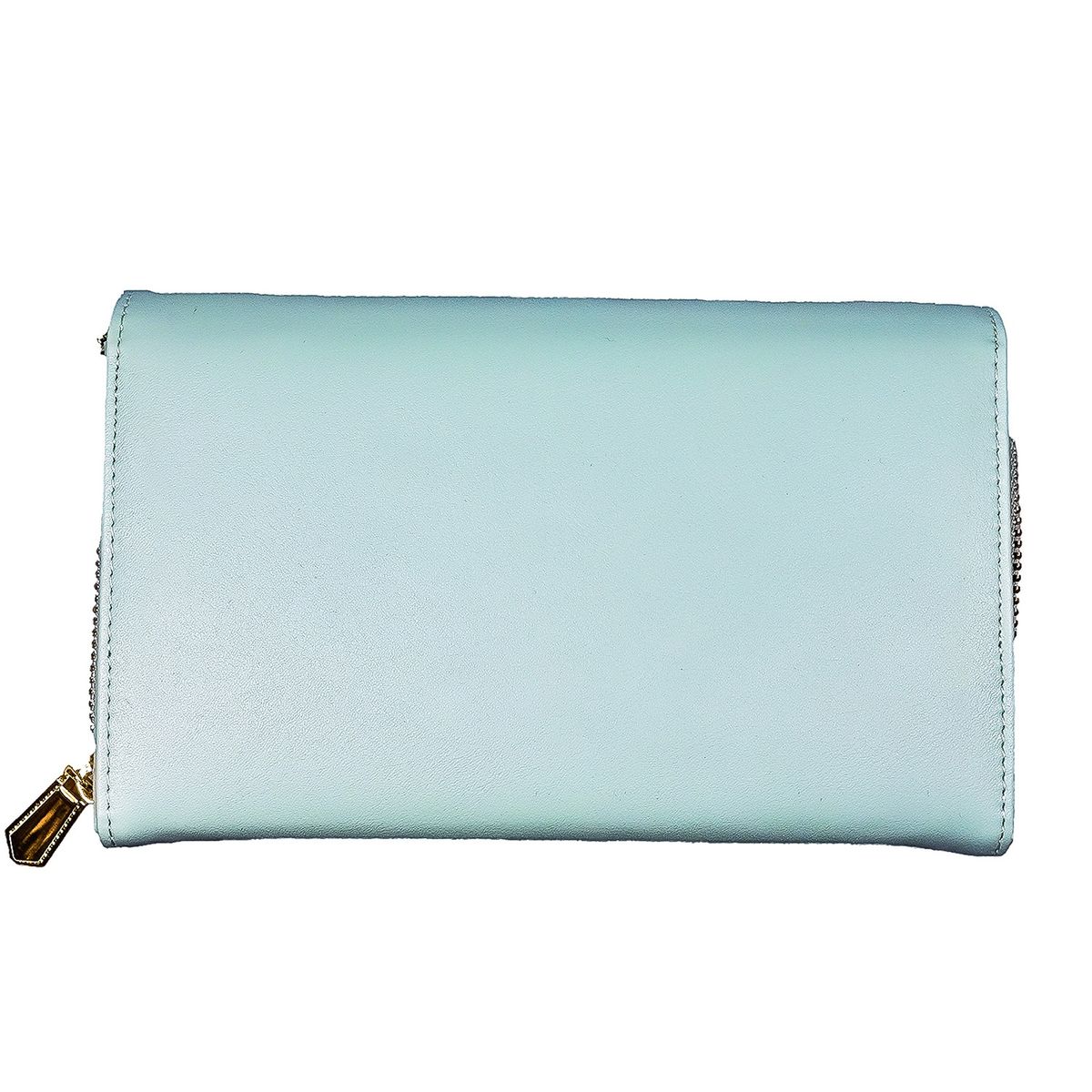 RIVIERA - Bolso Clutch  Ecocuero Riviera Verde Menta