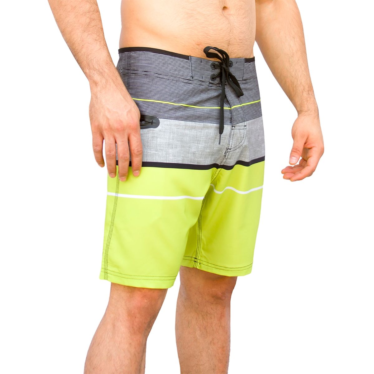 ANDESLAND OUTDOOR APPAREL - Shorts Verano Surf Amarillo Hombre