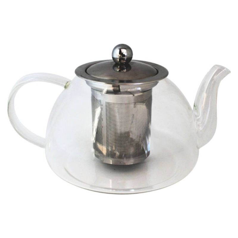 GLASSO - Tetera Vidrio Con Infusor Filtro Acero Inoxidable 1lt Glasso