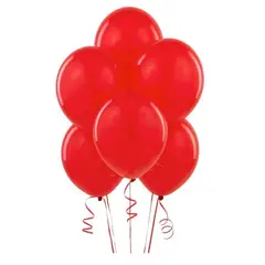 COTILLON ACTIVARTE - Globos Liso Rojo R9 X 25 Cotillón Activarte