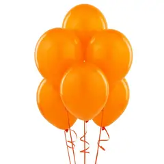 COTILLON ACTIVARTE - Globos Liso Naranjo R9 X 25 Cotillón Activarte