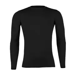 ANDESLAND OUTDOOR APPAREL - Polera Dryfit Manga Larga Negra Hombre