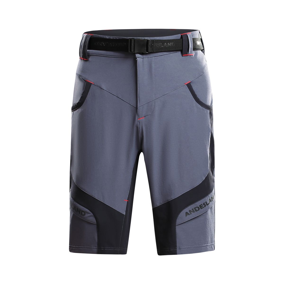 ANDESLAND OUTDOOR APPAREL - Short + Calza Ciclismo Acolchado Dryup Gris Hombre