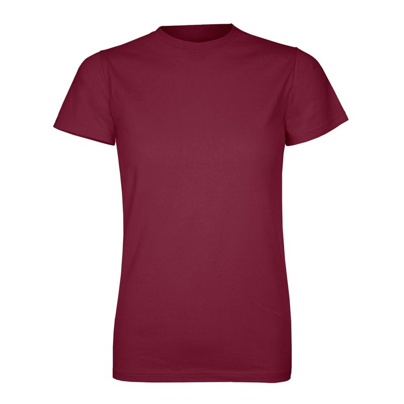 ANDESLAND OUTDOOR APPAREL - Polera Algodón Manga Corta Velox Essential Burdeo Unisex.-