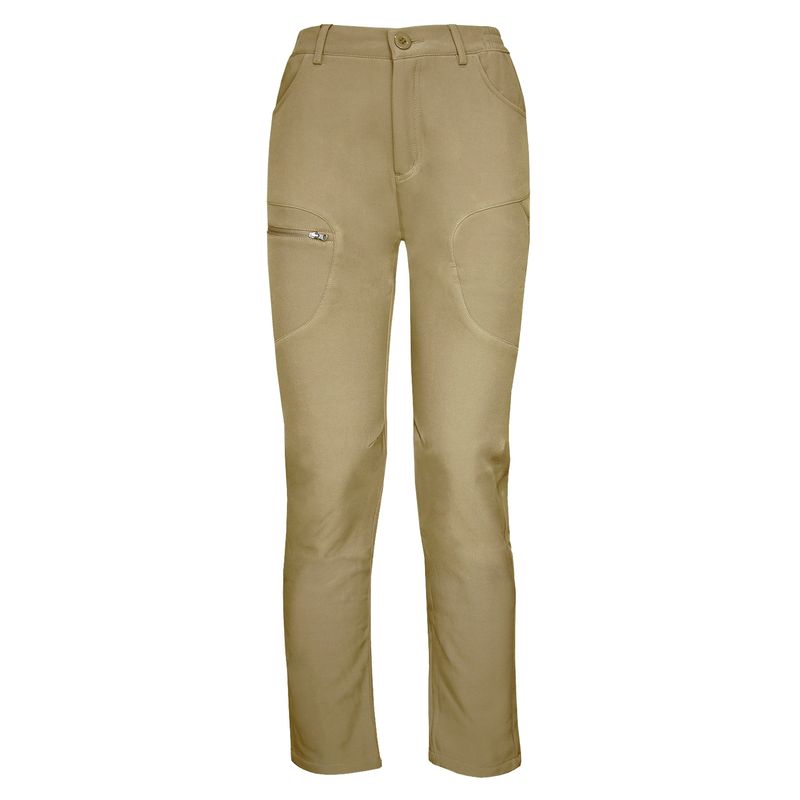 ANDESLAND OUTDOOR APPAREL - Pantalón Softshell Térmico Chilote Beige Mujer