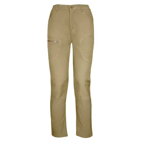 ANDESLAND OUTDOOR APPAREL - Pantalón Softshell Térmico Beige Mujer