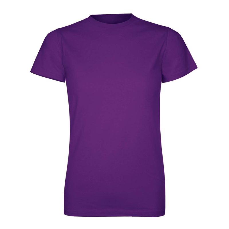 ANDESLAND OUTDOOR APPAREL - Polera Algodón Manga Corta Velox Essential Púrpura Unisex.-
