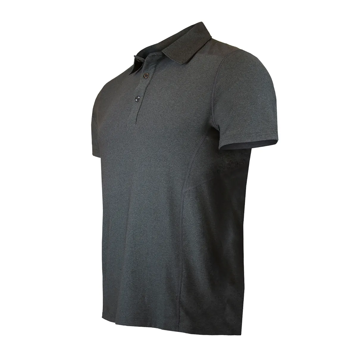 ANDESLAND OUTDOOR APPAREL - Polera Dry Fit Manga Corta Con Cuello Pale Pro Grafito Hombre