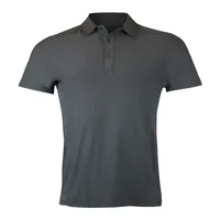 Polera Dry Fit Manga Corta Con Cuello Pale Pro Grafito Hombre