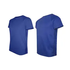ANDESLAND OUTDOOR APPAREL - Polera Poliéster Manga Corta Otocyon Essential Azulino Unisex