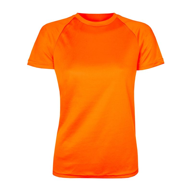 ANDESLAND OUTDOOR APPAREL - Polera Básica Poliéster Naranja Unisex