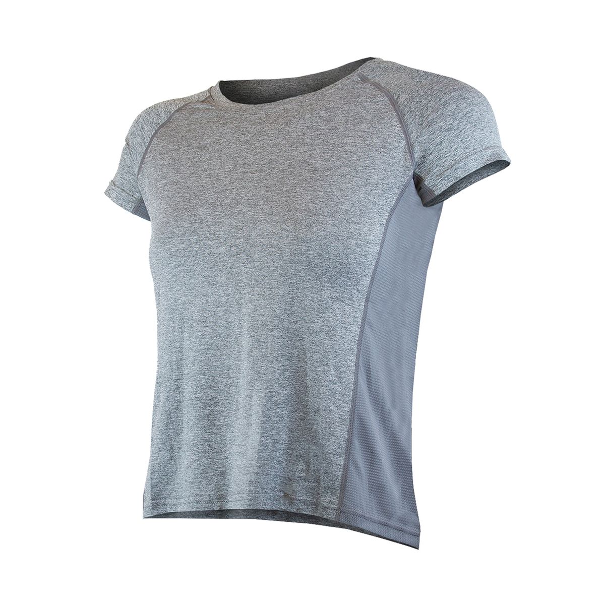 ANDESLAND OUTDOOR APPAREL - Polera DryFit Manga Corta Gris Mujer
