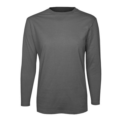 Imagen 2 del producto Polera Algodón Manga Larga Velox Essential Grafito Unisex