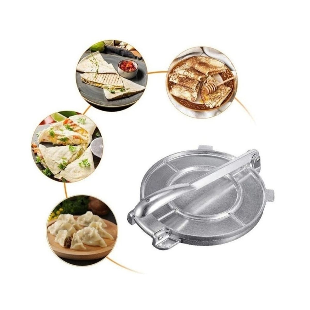 GENERICO - Prensa Para Tortillas Y Todo Tipo De Masas