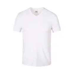 ANDESLAND OUTDOOR APPAREL - Polera Dry Fit Manga Corta Cuello V Cape Blanco Hombre