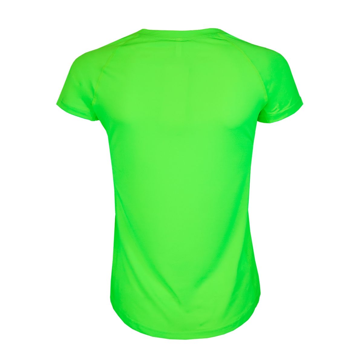 ANDESLAND OUTDOOR APPAREL - Polera DryFit Manga Corta Verde Fluor Mujer