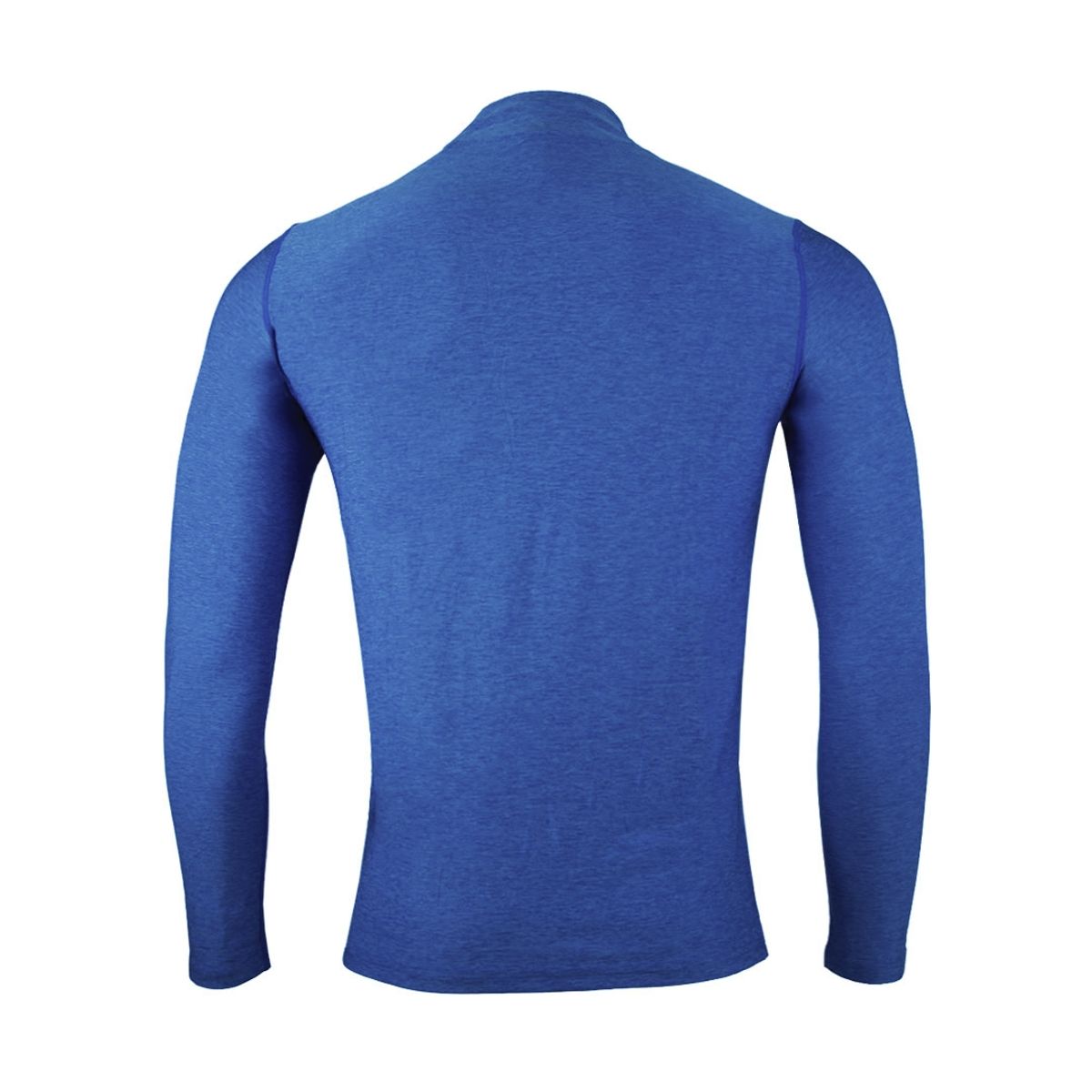 ANDESLAND OUTDOOR APPAREL - Polera Dry Fit Manga Larga Con Cierre Pale Azulino Hombre