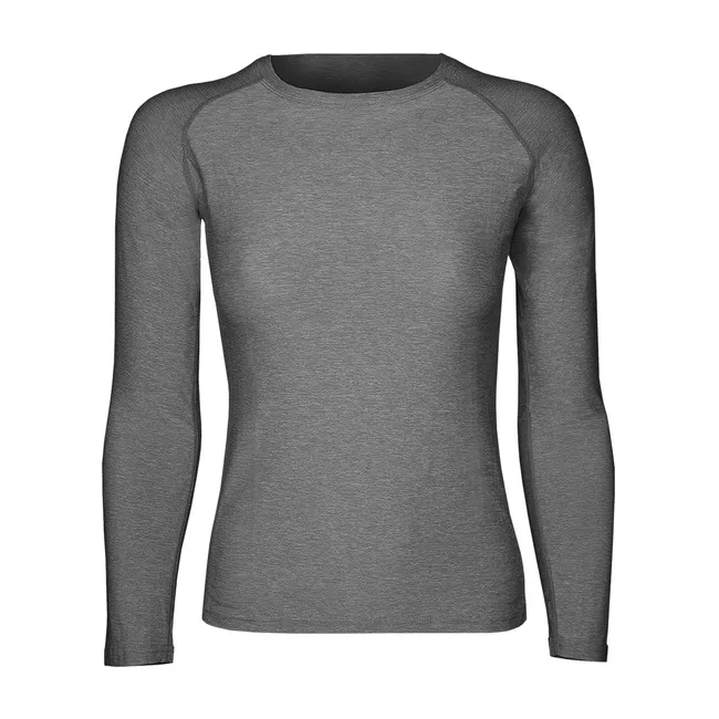 ANDESLAND OUTDOOR APPAREL - Polera Dryfit Manga Larga Gris Mujer