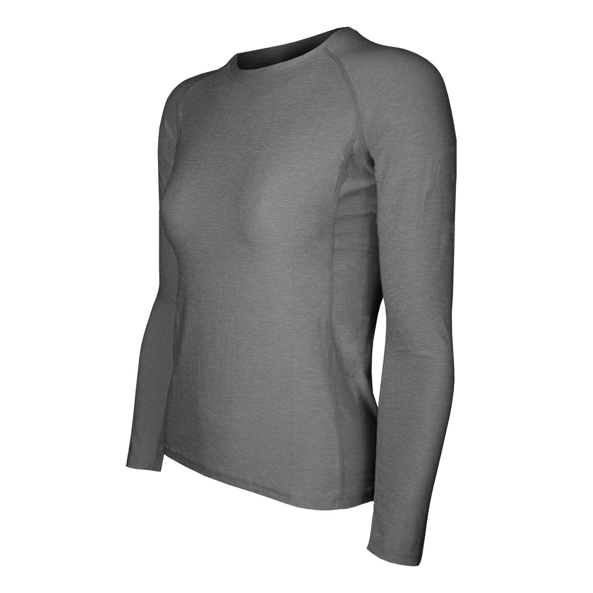 ANDESLAND OUTDOOR APPAREL - Polera Dryfit Manga Larga Gris Mujer