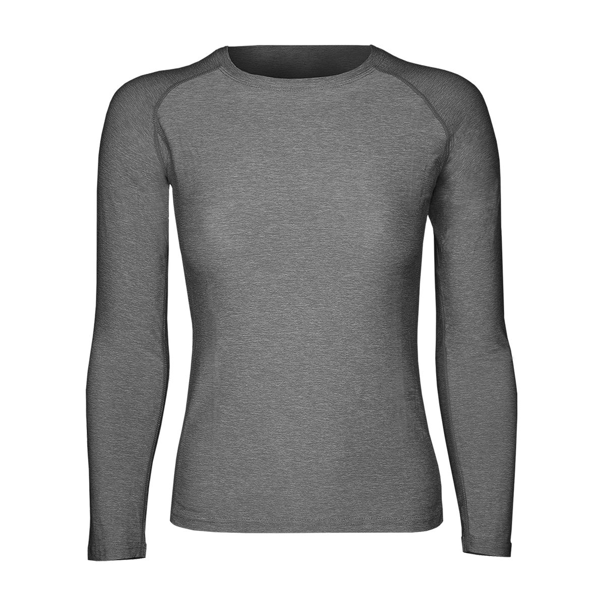 ANDESLAND OUTDOOR APPAREL - Polera Dryfit Manga Larga Gris Mujer