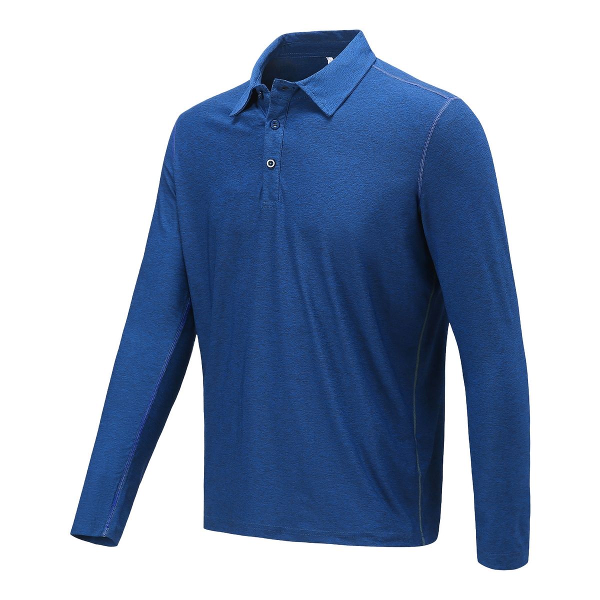 ANDESLAND OUTDOOR APPAREL - Polera Dry Fit Manga Larga Con Cuello Pale Azulino Hombre