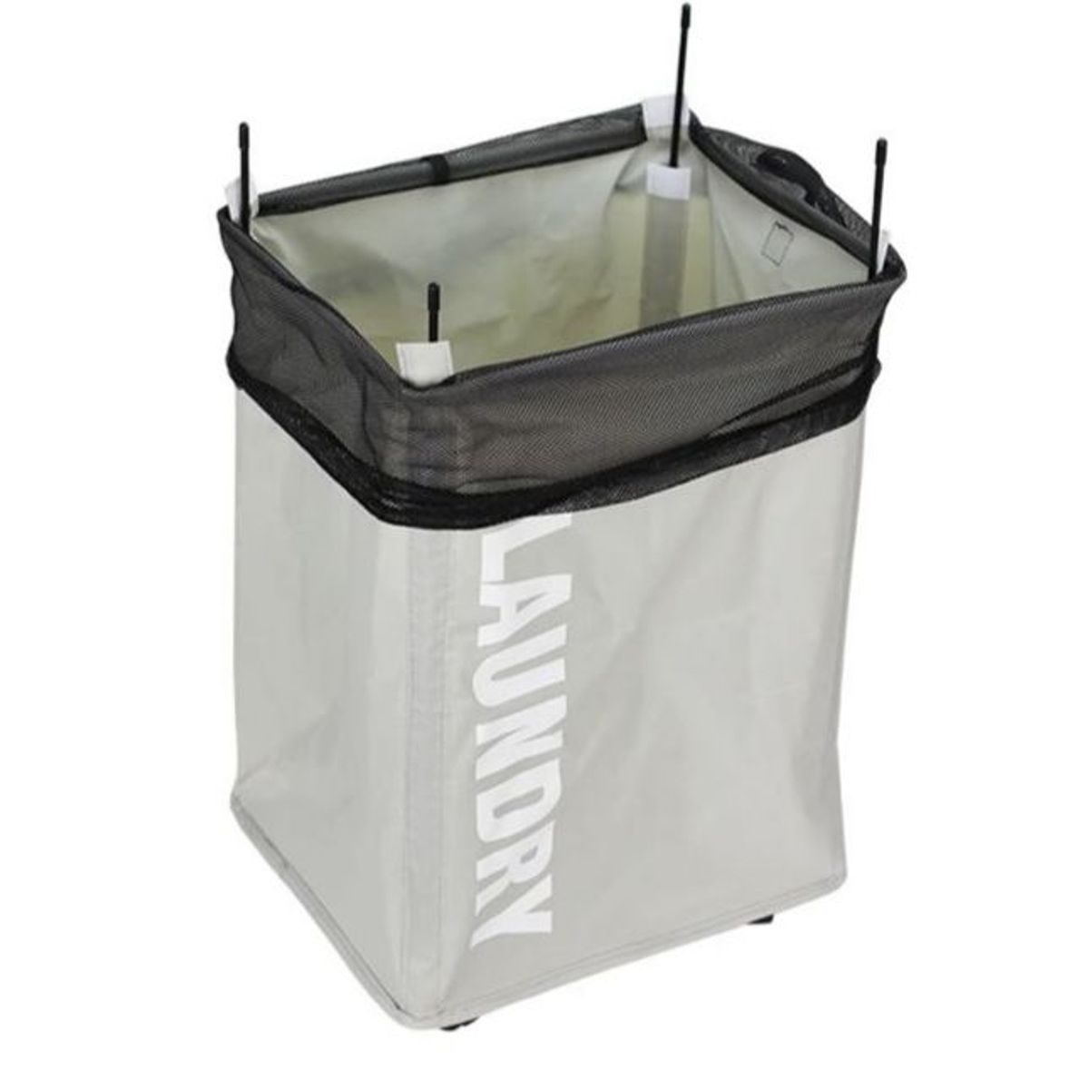 GENERICO - Canasto Ropa Sucia Plegable con ruedas