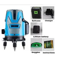 GENERICO - Nivel Láser 5 Líneas Autonivelante Con Trípode y Bolso De Resguardo