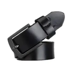 COWATHER - Cinturón De Cuero Marca Modelo XF012 Color Negro