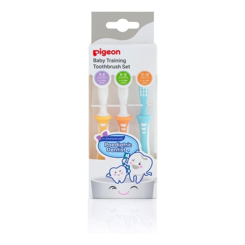 PIGEON - Set Cepillo Dental Pigeon 3 Etapas Pigeon