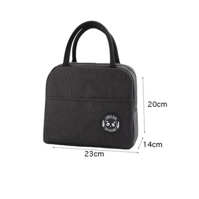 Imagen 2 del producto Bolso Lonchera Térmica Portátil Negro Unisex