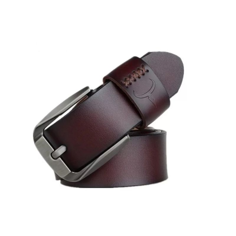 COWATHER - Cinturón De Cuero Marca Cowather Modelo XF008 Color Café Oscuro