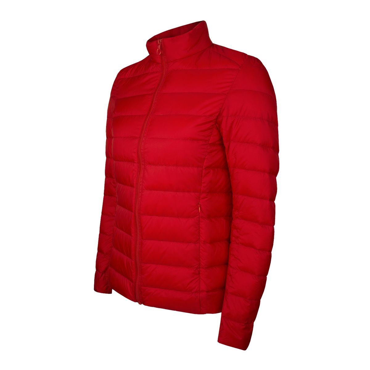 ANDESLAND OUTDOOR APPAREL - Parka Pluma Ripstop Cross Rojo Mujer